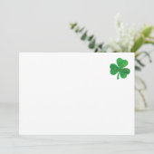 St. Patrick's Day-enveloppen - Geluksblad Groen Kaart (Staand voorkant)