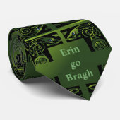 St. Patrick's Day Erin gaat Bragh Celtic Design St Stropdas (Opgerold)