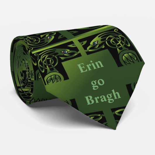St. Patrick's Day Erin gaat Bragh Celtic Design St Stropdas (Opgerold)