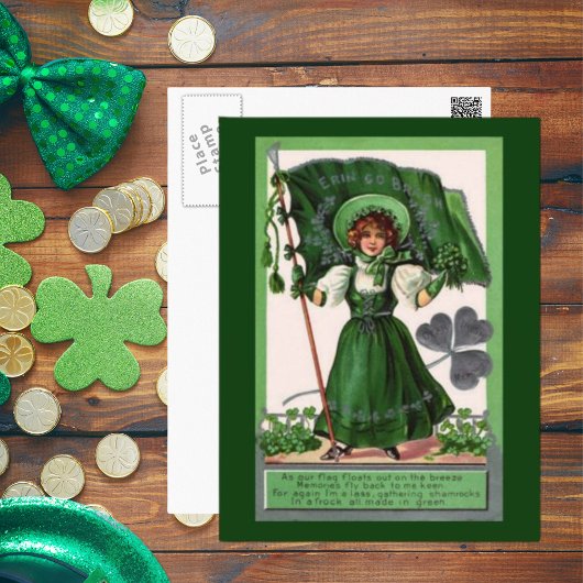 St. Patrick's Day Erin Go Bragh Briefkaart