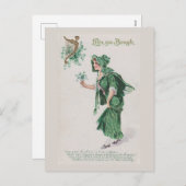  St. Patricks Day Erin go Bragh Feestdagenkaart (Voorkant / Achterkant)