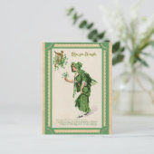 St Patricks Day Erin Go Bragh Irish Poem Briefkaart (Staand voorkant)