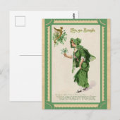 St Patricks Day Erin Go Bragh Irish Poem Briefkaart (Voorkant / Achterkant)