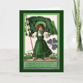 St. Patrick's Day Erin Go Bragh Kaart (Voorkant)
