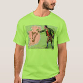  St. Patrick's Day Erin's Isle Green Unisex T-shirt (Voorkant)