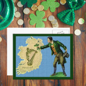 St. Patrick's Day Erin's Isle Two Briefkaart