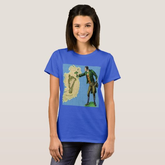 St. Patrick's Day Erin's Isle Women's T-shirt (Voorkant volledig)