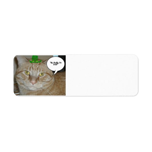 St. Patrick's Day Etiket (Voorkant)
