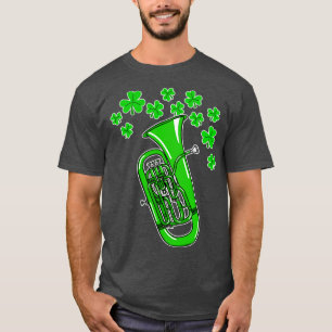 St Patricks Day Euphonium Leraar Euphonium Bra T-shirt