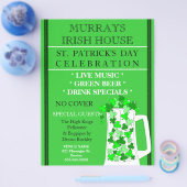 St. Patrick's Day Event Celebration Flyer (Enkel)