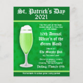 St. Patrick's Day Event Invitation Flyer (Voorkant)