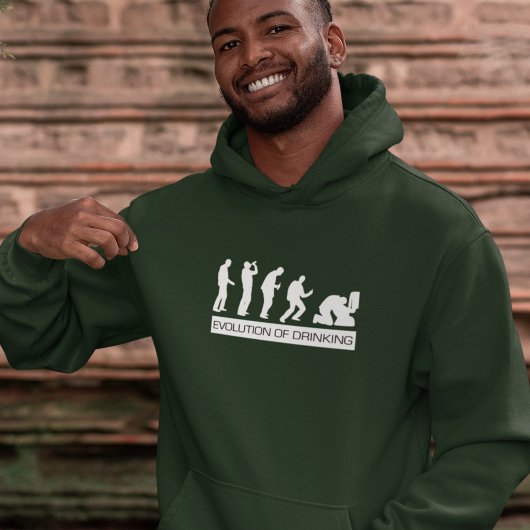 St. Patrick's Day evolutie van het drinken Hoodie