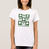St. Patrick's Day Fabulous, Lucky, Bow T-shirt (Voorkant)
