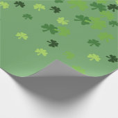 st patricks day face maskers geluk geluksklaver cadeaupapier (Hoek)