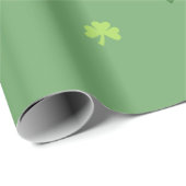 st patricks day face maskers geluk geluksklaver cadeaupapier (Rol Hoek)