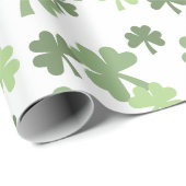 st patricks day face maskers geluk geluksklaver cadeaupapier (Rol Hoek)