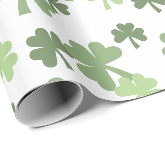 st patricks day face maskers geluk geluksklaver cadeaupapier (Rol Hoek)