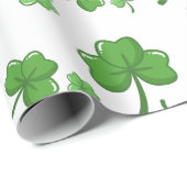 st patricks day face maskers geluk geluksklaver cadeaupapier (Rol Hoek)