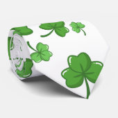 st patricks day face maskers geluk geluksklaver stropdas (Opgerold)