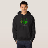 St Patricks Day Faith Christian Tee Not Lucky Simp Hoodie (Voorkant volledig)