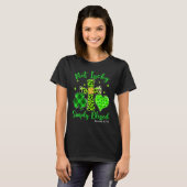 St Patricks Day Faith Christian Tee Not Lucky Simp T-shirt (Voorkant volledig)