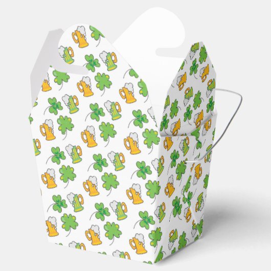 St. Patrick's Day Favor Box Bedankdoosjes (Geopend)