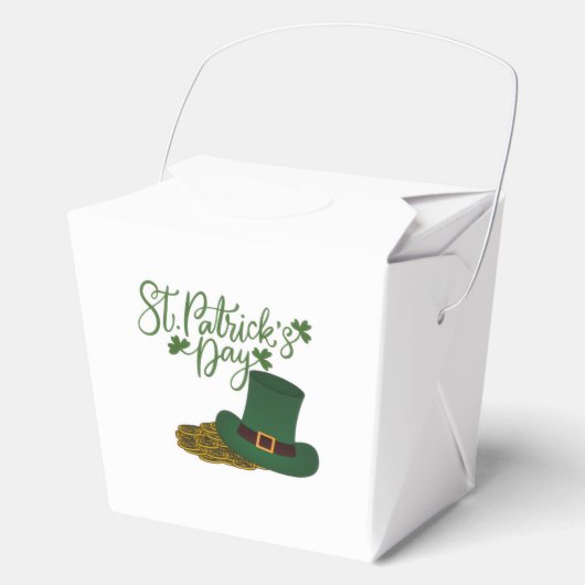 St. Patrick's Day Favor Box Bedankdoosjes (Voorkant)