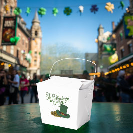 St. Patrick's Day Favor Doos Bedankdoosjes