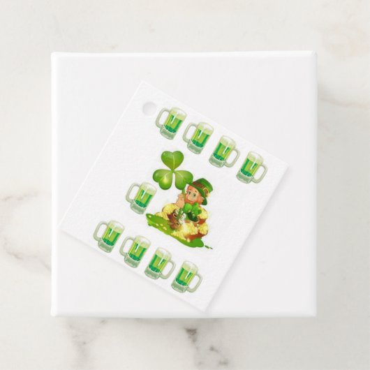 St. Patrick's Day Favor Tag Bedankjes Labels (In situ)