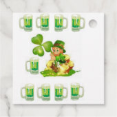 St. Patrick's Day Favor Tag Bedankjes Labels (Achterkant)
