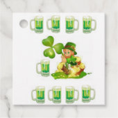 St. Patrick's Day Favor Tag Bedankjes Labels (Voorkant)