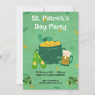 St. Patrick's Day-feest Kaart