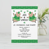 St. Patrick's Day-feest Kaart (Staand voorkant)