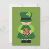 St. Patrick's Day-feest Leprechaun uitnodiging (Voorkant)