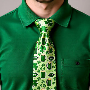 St. Patrick's Day Feest Pint Kraagstropdas Stropdas