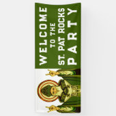 St. Patrick's Day-feest Spandoek (Verticaal)