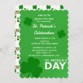 St. Patrick's Day Feest Uitnodiging (Voorkant / Achterkant)