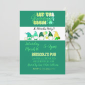 St. Patrick's Day feest uitnodiging (Staand voorkant)