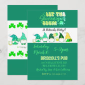 St. Patrick's Day feest uitnodiging (Voorkant / Achterkant)