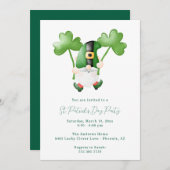 St. Patrick's Day Feest Uitnodiging (Voorkant / Achterkant)