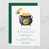 St. Patrick's Day Feest Uitnodiging (Voorkant / Achterkant)