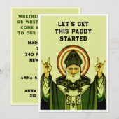 St. Patrick's Day Feest Uitnodigingen (Voorkant / Achterkant)