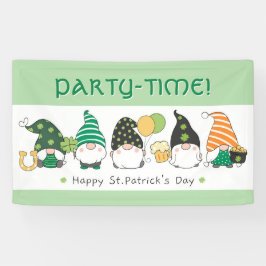 St. Patrick's Day-feestbanner Spandoek
