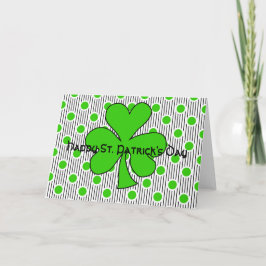 St. Patrick's Day Feestdagen Kaart