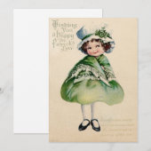 St. Patrick's Day Feestdagenkaart (Voorkant / Achterkant)