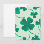 St Patrick's day Feestdagenkaart (Voorkant / Achterkant)