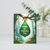St. Patrick's Day Feestdagenkaart (Staand voorkant)