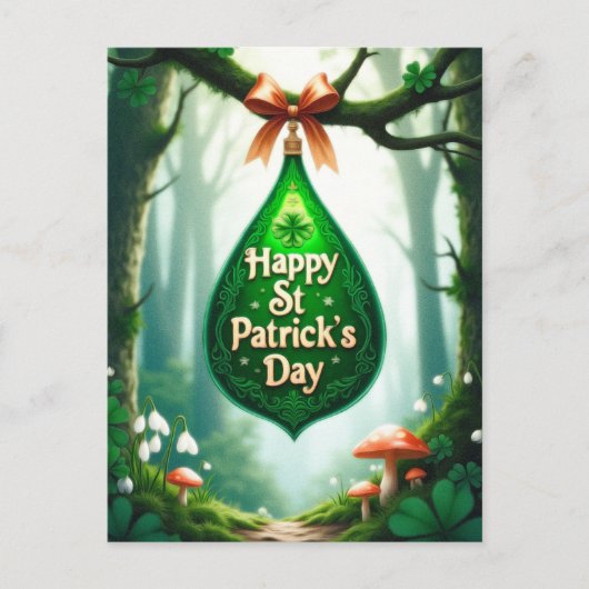 St. Patrick's Day Feestdagenkaart (Voorkant)