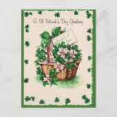  St. Patrick's Day Feestdagenkaart (Voorkant)