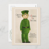  St. Patrick's Day Feestdagenkaart (Voorkant / Achterkant)